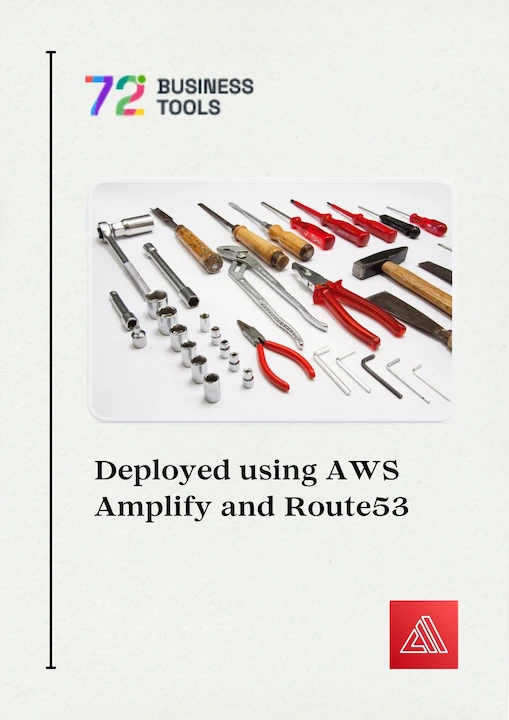 Deployed using AWS Amplify and Route53
